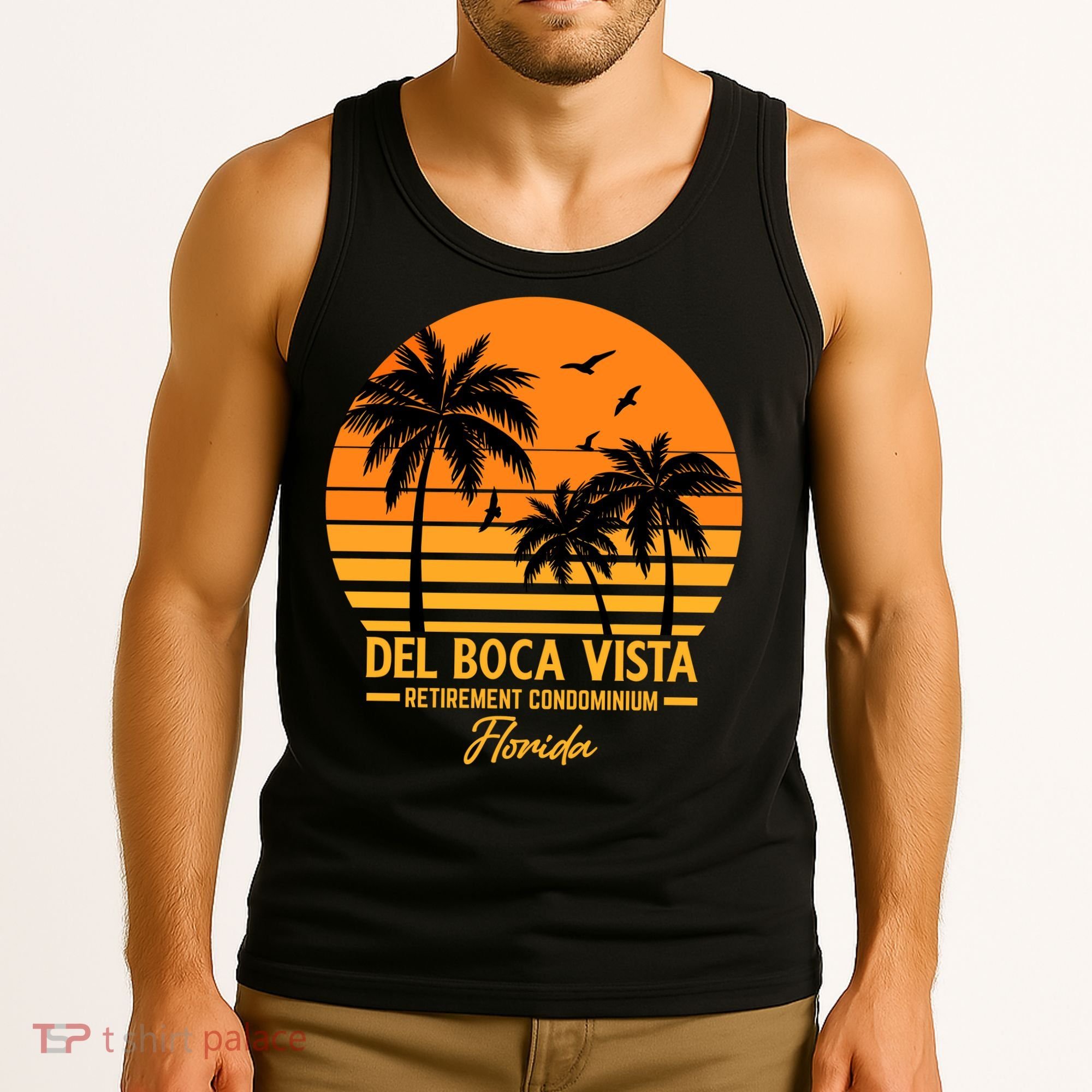 Del Boca Vista Retirement Condominium Florida Tank Top