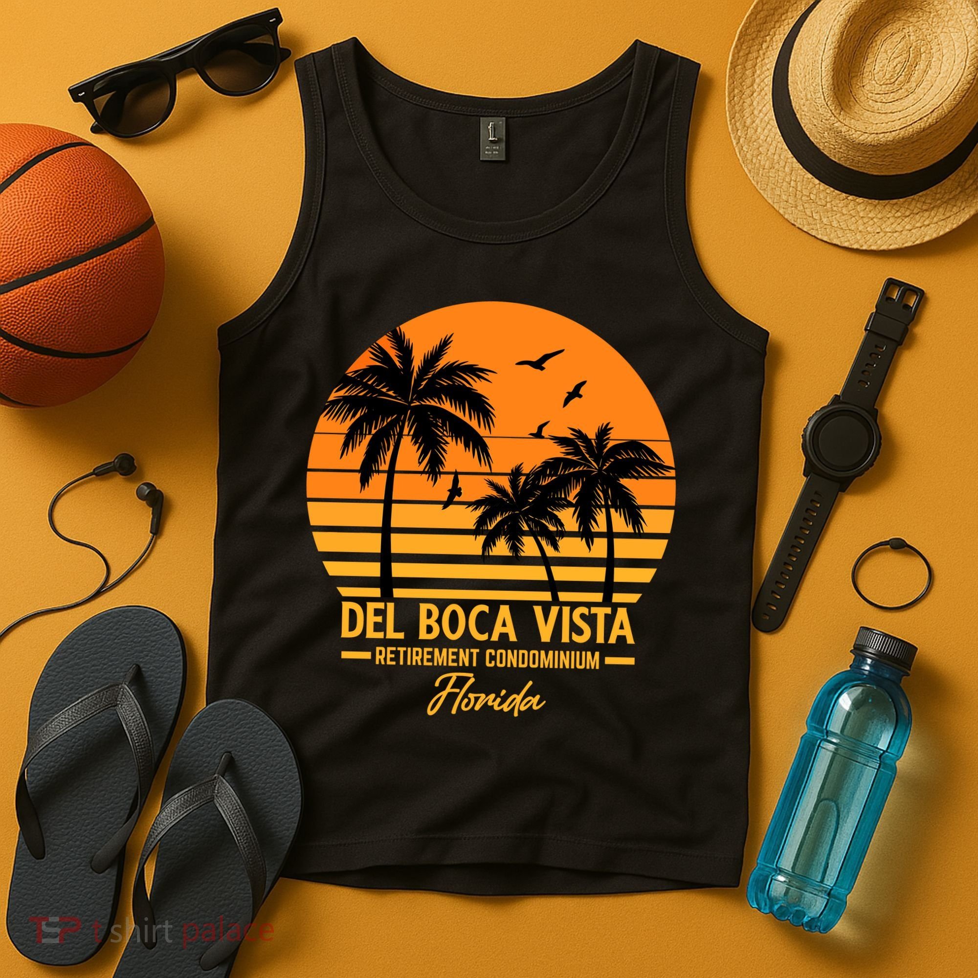 Del Boca Vista Retirement Condominium Florida Tank Top