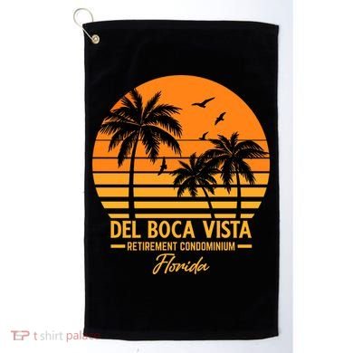 Del Boca Vista Retirement Condominium Florida Golf Towel