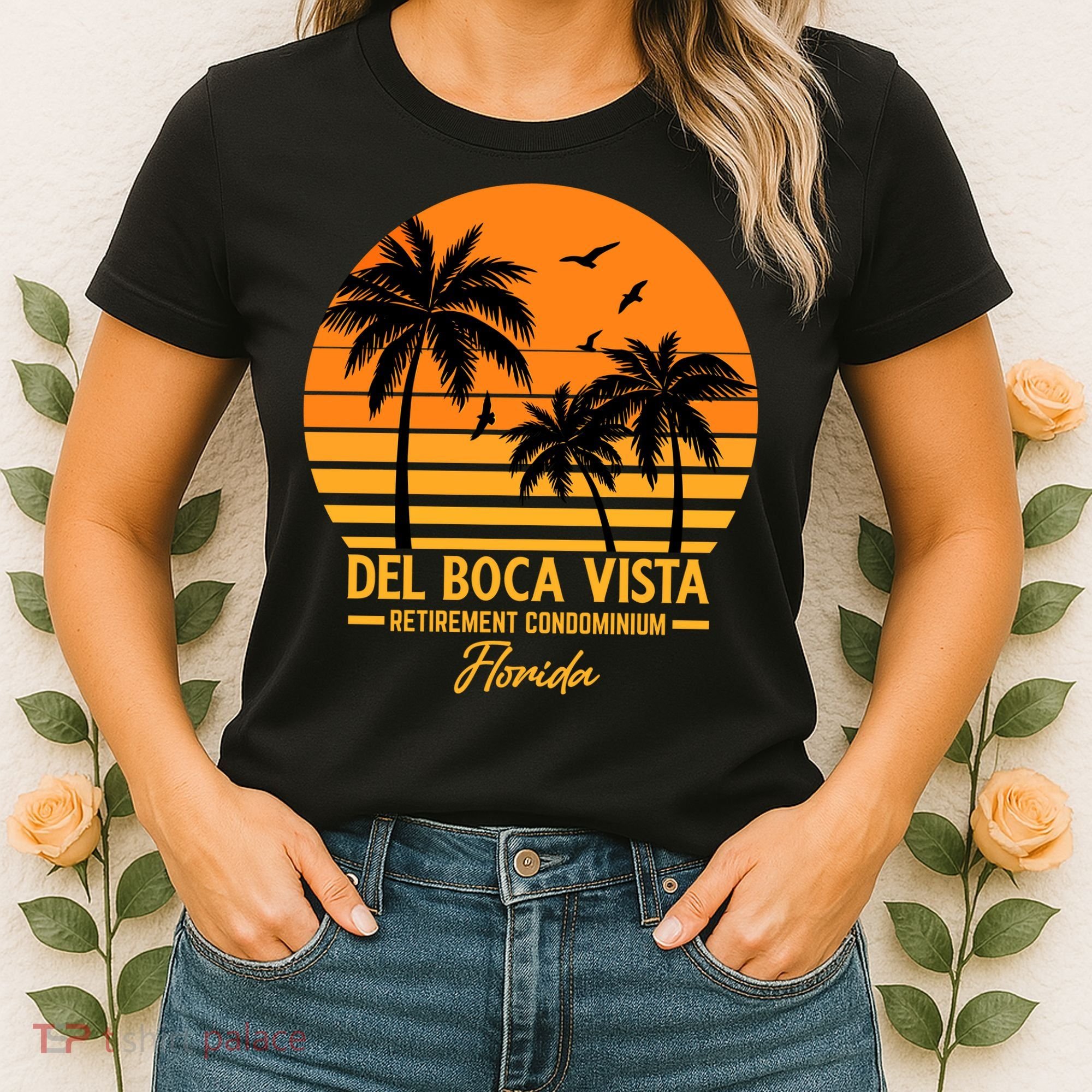 Del Boca Vista Retirement Condominium Florida Women's T-Shirt