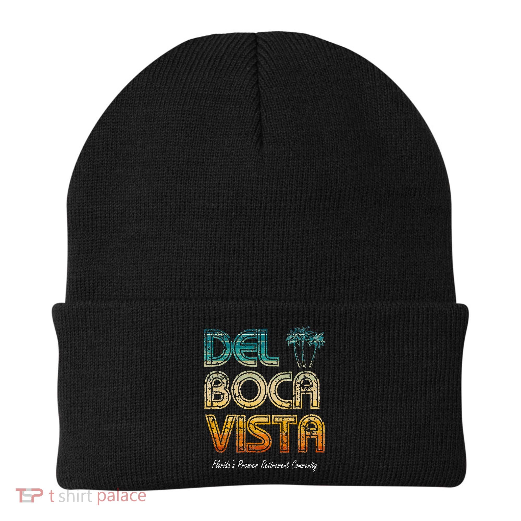 Del Boca Vista Retirement Community Funny Beanie