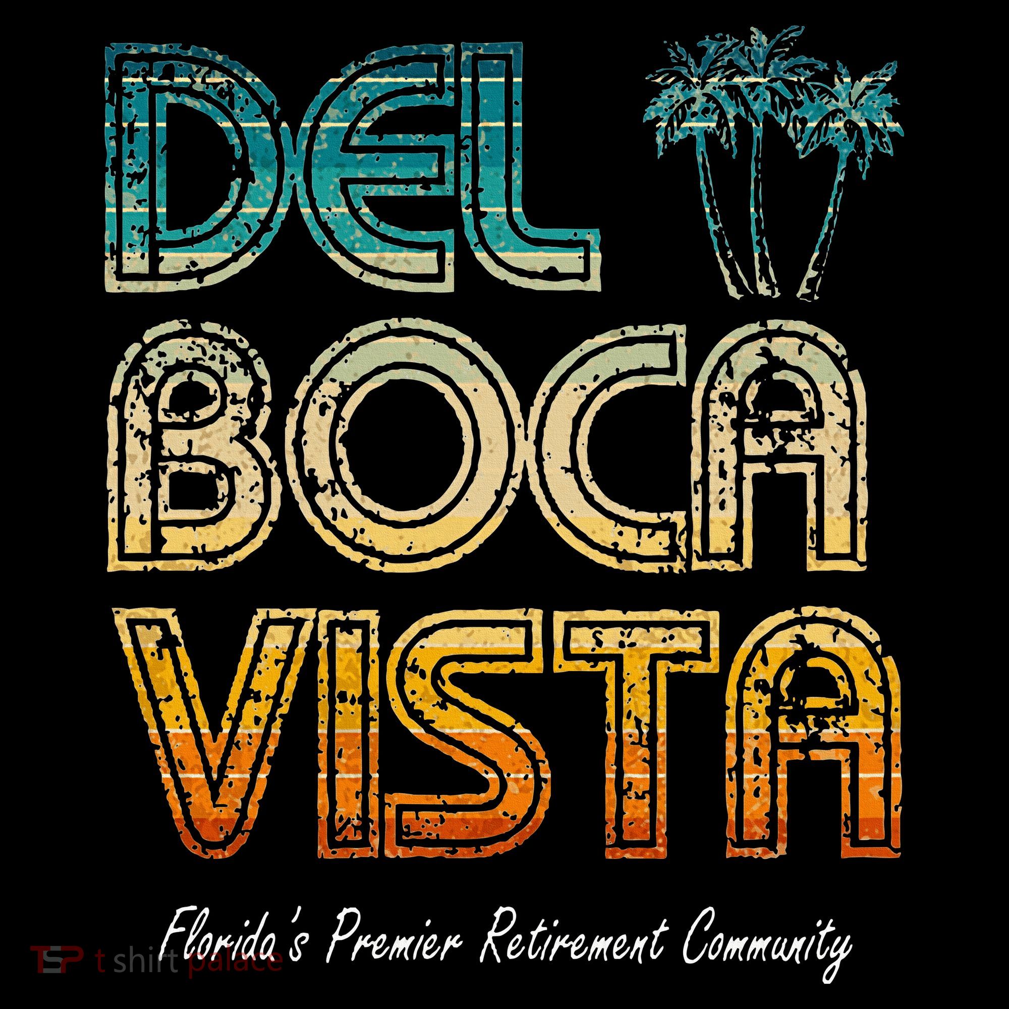 Del Boca Vista Retirement Community Funny Women's Hoodie