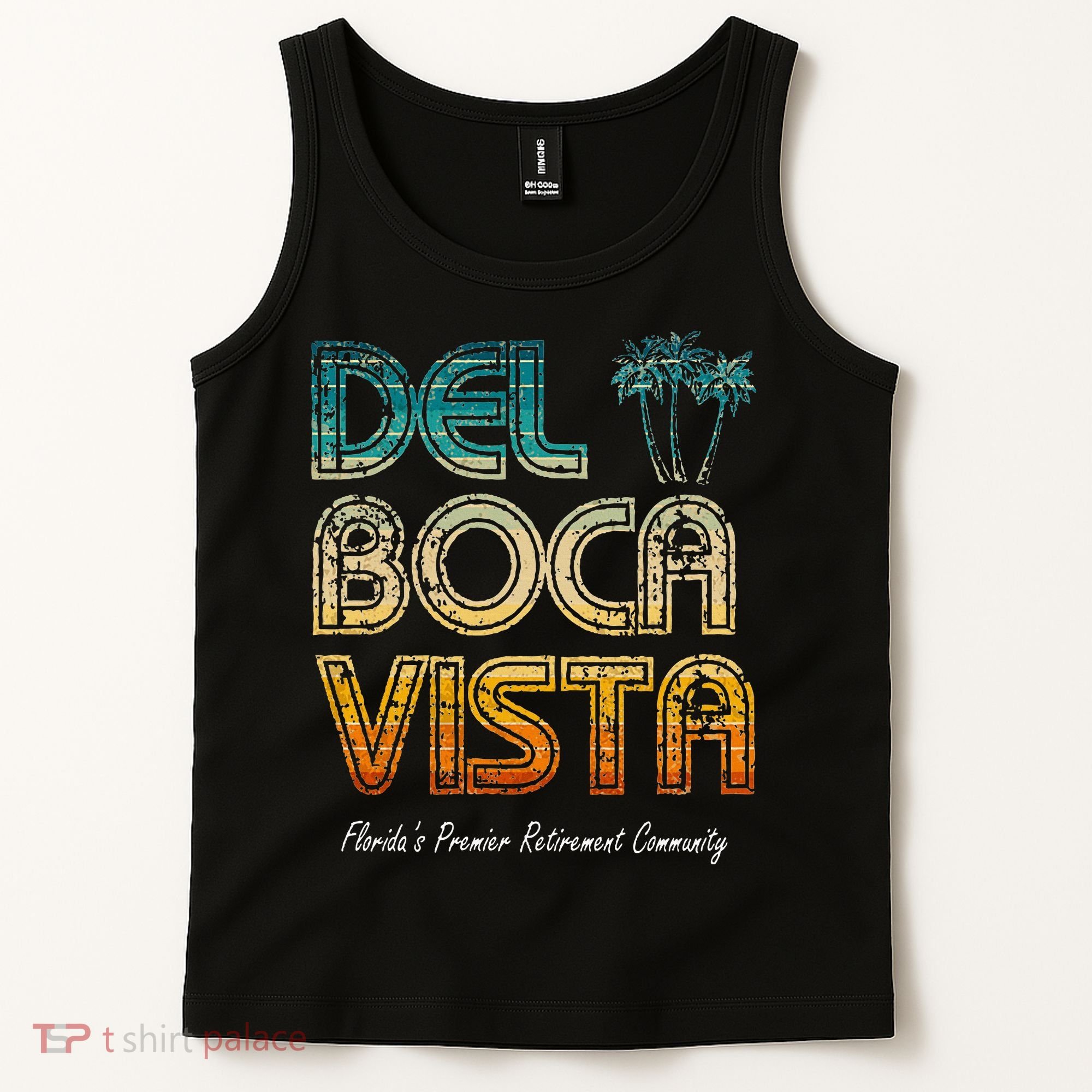 Del Boca Vista Retirement Community Funny Tank Top
