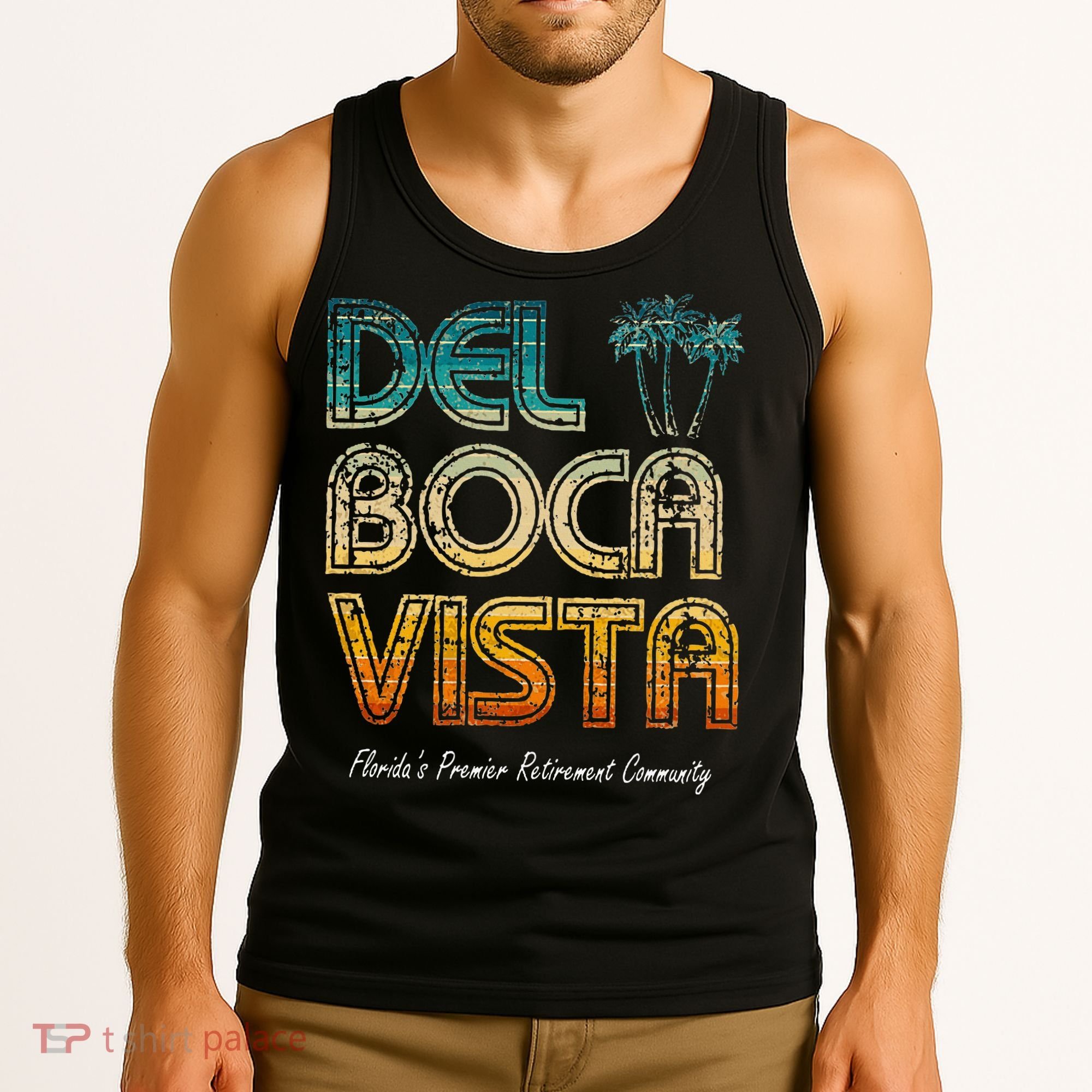 Del Boca Vista Retirement Community Funny Tank Top