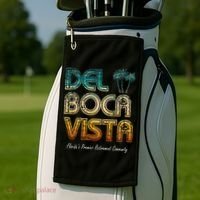 Del Boca Vista Retirement Community Funny Golf Towel thumb 2