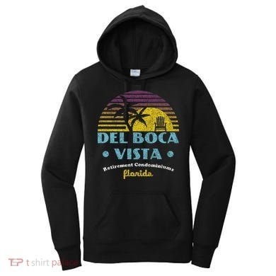 Del Boca Vista Retirement Community Funny Novelty Design Women's Hoodie