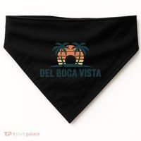 Del Boca Vista Retirement Community Funny Sunset Graphic USA-Made Doggie Bandana thumb 0