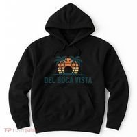 Del Boca Vista Retirement Community Funny Sunset Graphic Hoodie thumb 0
