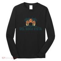 Del Boca Vista Retirement Community Funny Sunset Graphic Long Sleeve Shirt thumb 0