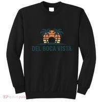 Del Boca Vista Retirement Community Funny Sunset Graphic Sweatshirt thumb 0