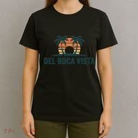 Del Boca Vista Retirement Community Funny Sunset Graphic T-Shirt thumb 4