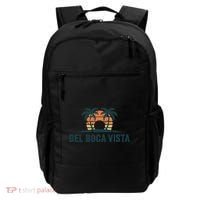 Del Boca Vista Retirement Community Funny Sunset Graphic Backpack thumb 0
