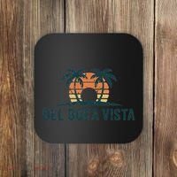 Del Boca Vista Retirement Community Funny Sunset Graphic Coaster thumb 0