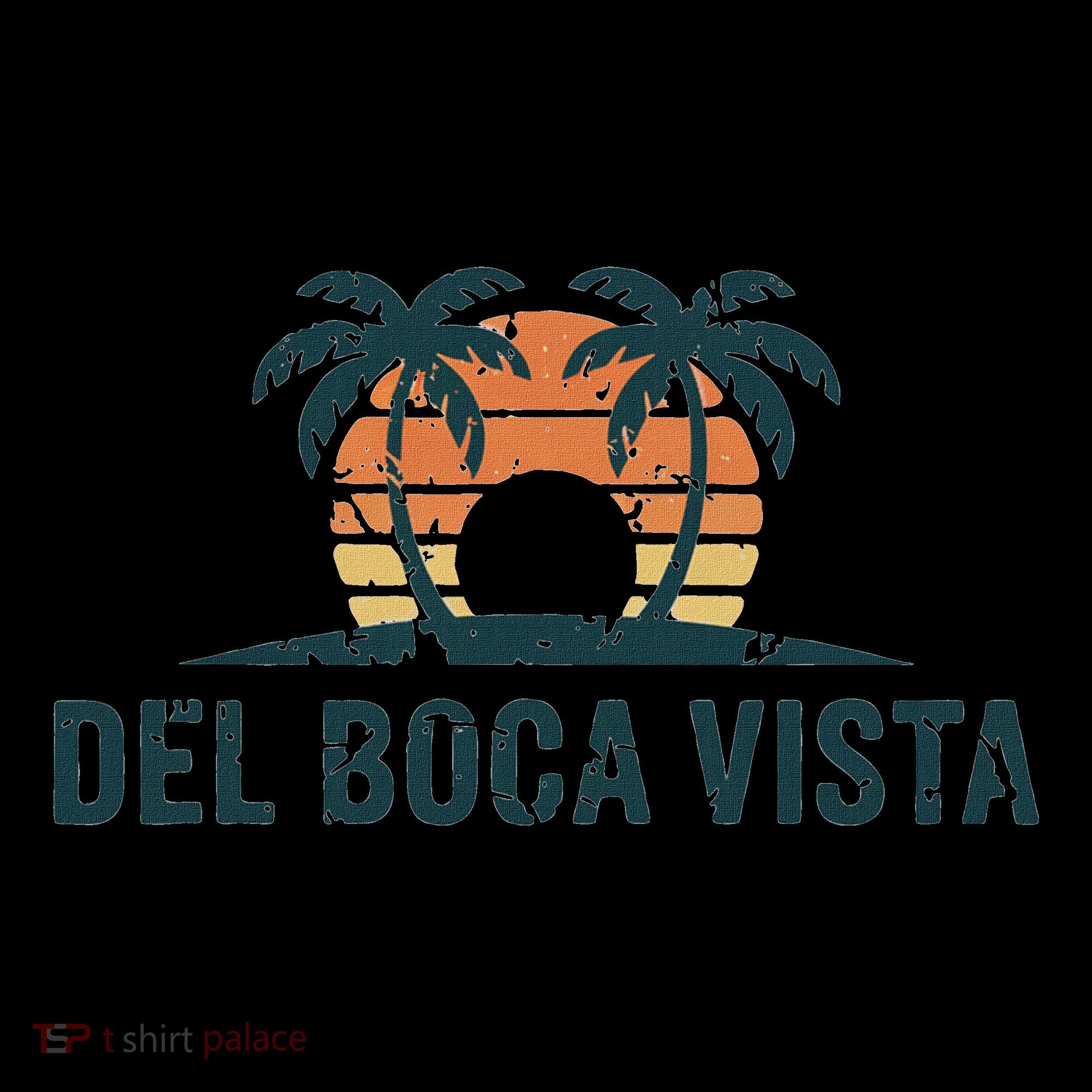 Del Boca Vista Retirement Community Funny Sunset Graphic Women's Hoodie