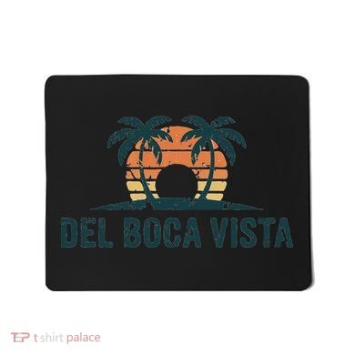 Del Boca Vista Retirement Community Funny Sunset Graphic Mousepad