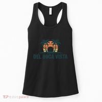 Del Boca Vista Retirement Community Funny Sunset Graphic Women's Tank Top thumb 0
