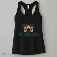 Del Boca Vista Retirement Community Funny Sunset Graphic Women's Tank Top thumb 3