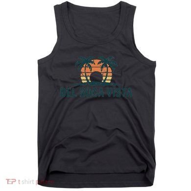 Del Boca Vista Retirement Community Funny Sunset Graphic Tank Top