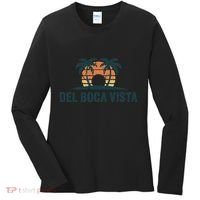 Del Boca Vista Retirement Community Funny Sunset Graphic Women's Long Sleeve Shirt thumb 0