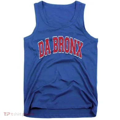 Da Bronx Varsity Style Red Text Gift Tank Top