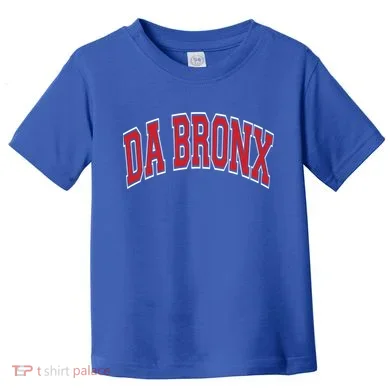 Da Bronx Varsity Style Red Text Gift Toddler T-Shirt