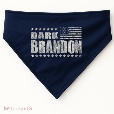 Dark Brandon Vintage America Flag Design USA-Made Doggie Bandana
