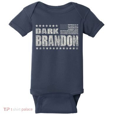 Dark Brandon Vintage America Flag Design Baby Bodysuit