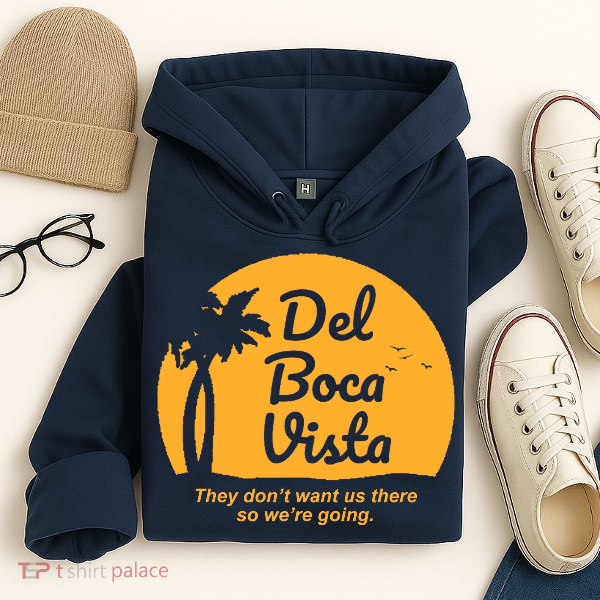 Del Boca Vista Florida We're Going Hoodie