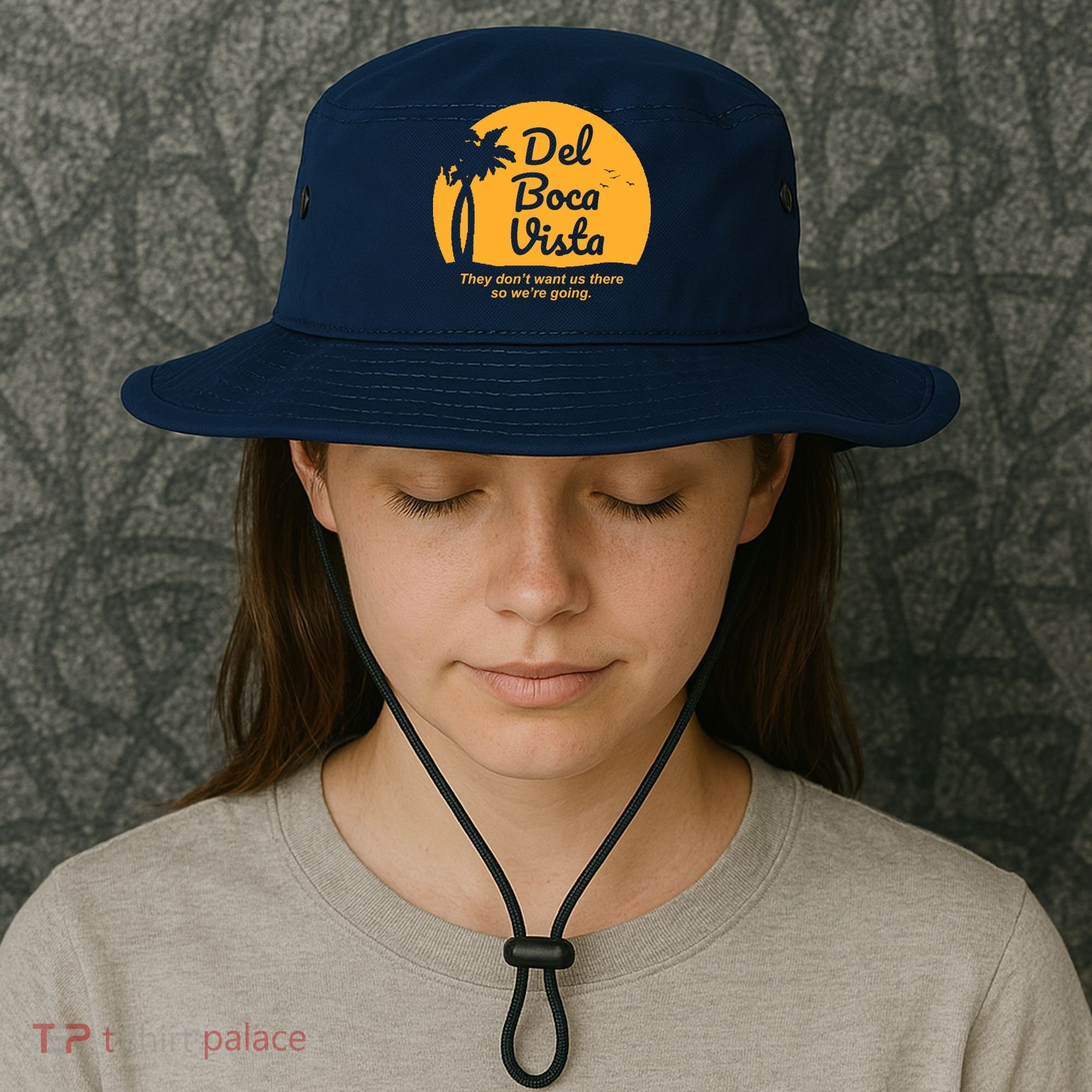 Del Boca Vista Florida We're Going Bucket Hat