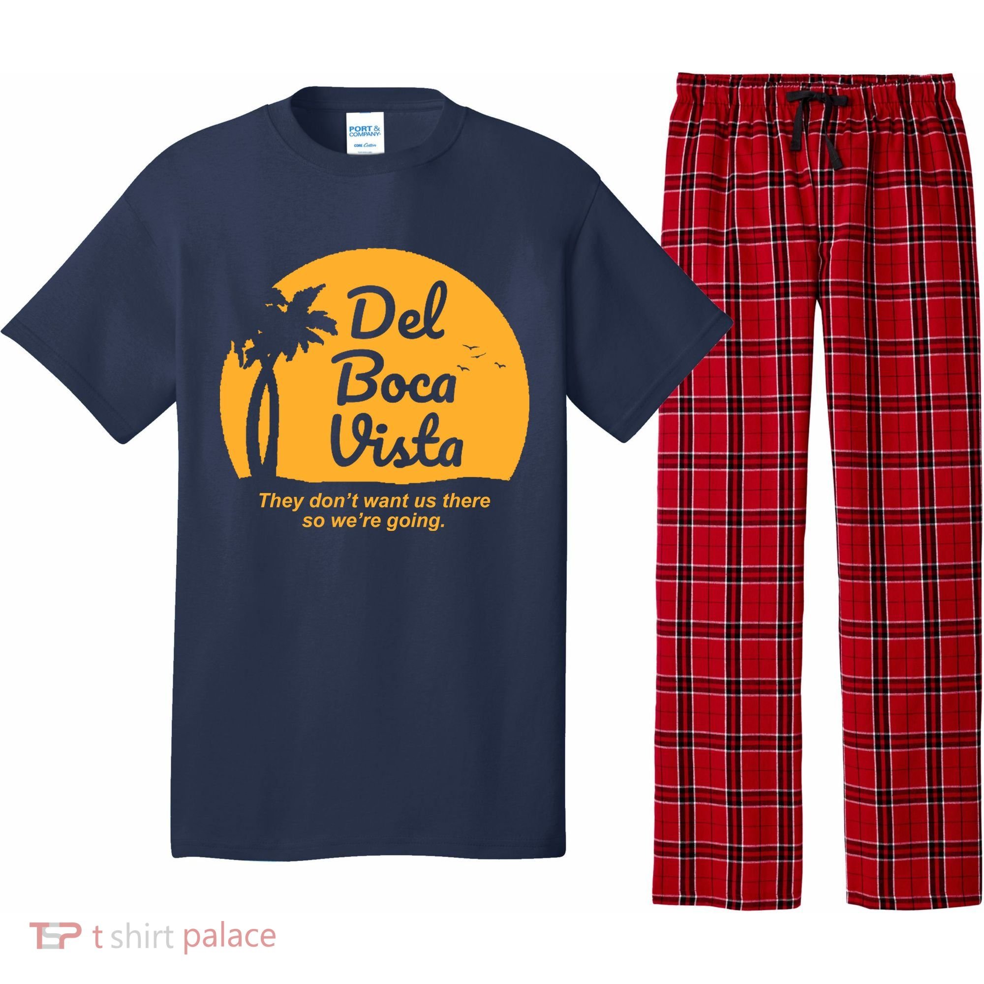 Del Boca Vista Florida We're Going Pajama Set