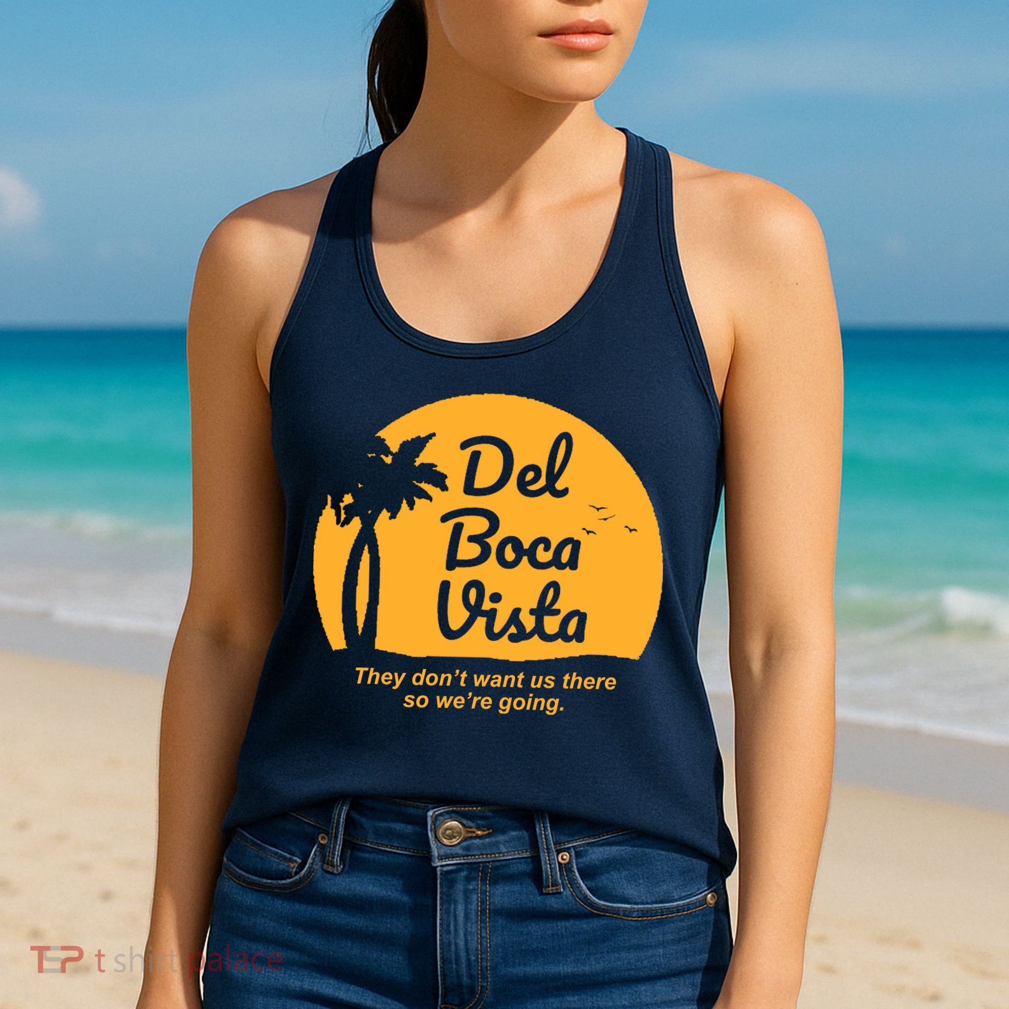 Del Boca Vista Florida We're Going Women's Tank Top