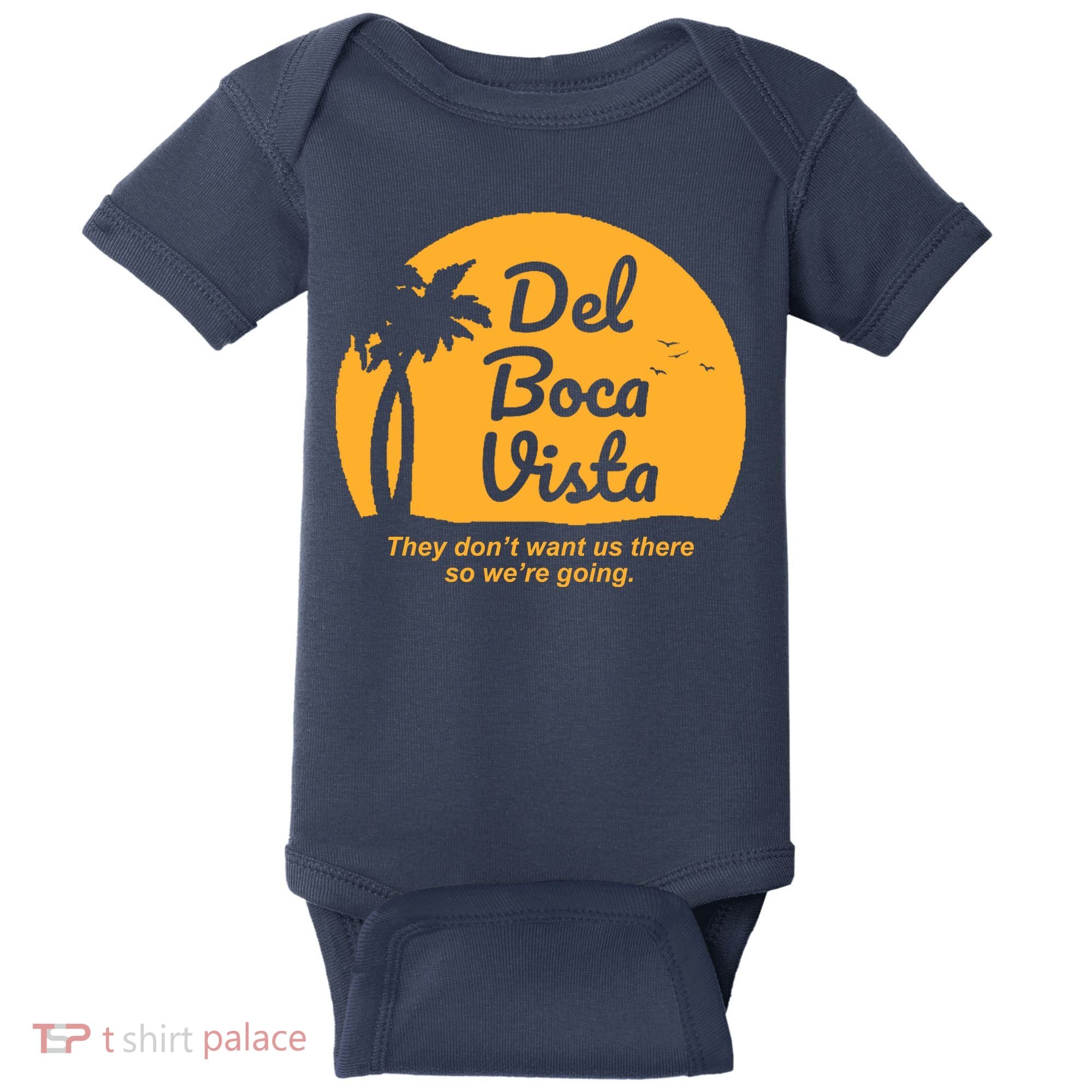 Del Boca Vista Florida We're Going Baby Bodysuit