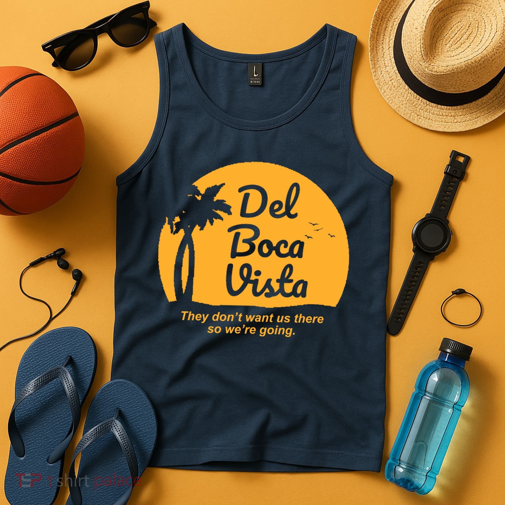 Del Boca Vista Florida We're Going Tank Top