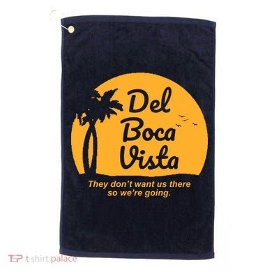 Del Boca Vista Florida We're Going Golf Towel