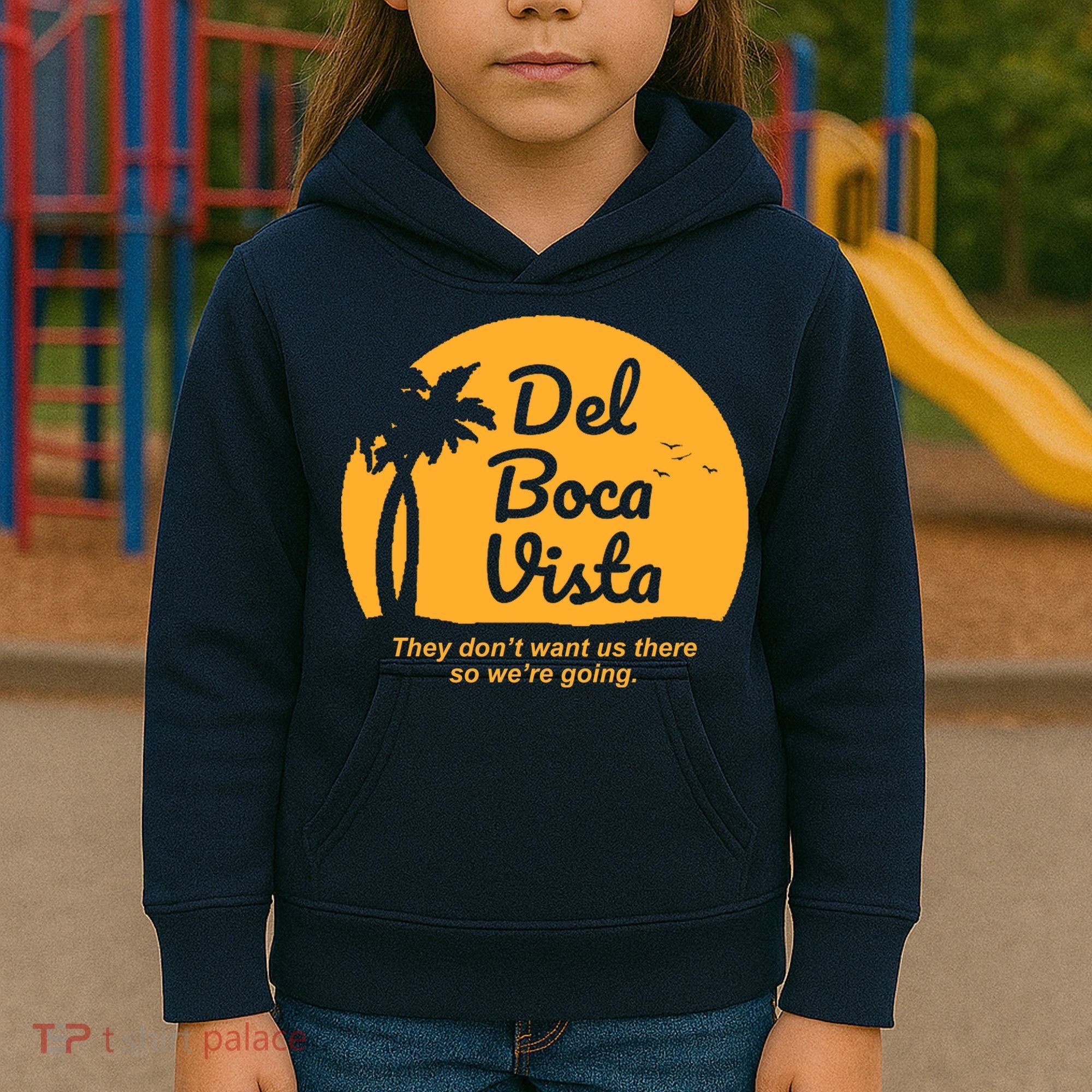 Del Boca Vista Florida We're Going Kids Hoodie