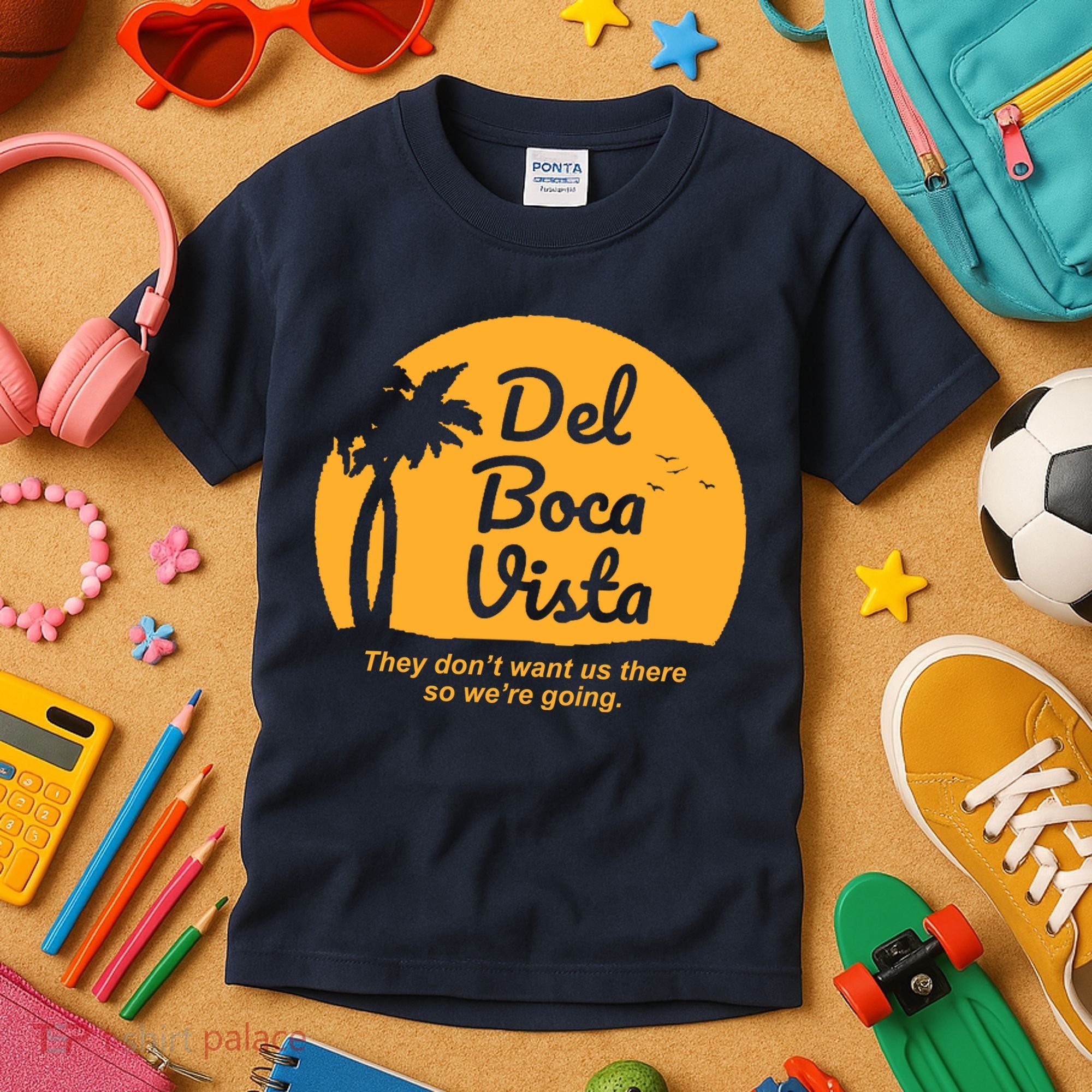 Del Boca Vista Florida We're Going Kids T-Shirt