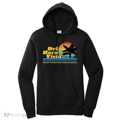 Del Boca Vista Retirement Community Funny Novelty Design Women's Hoodie