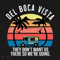Del Boca Vista Florida They Dont Want Us There Women's Hoodie thumb 2