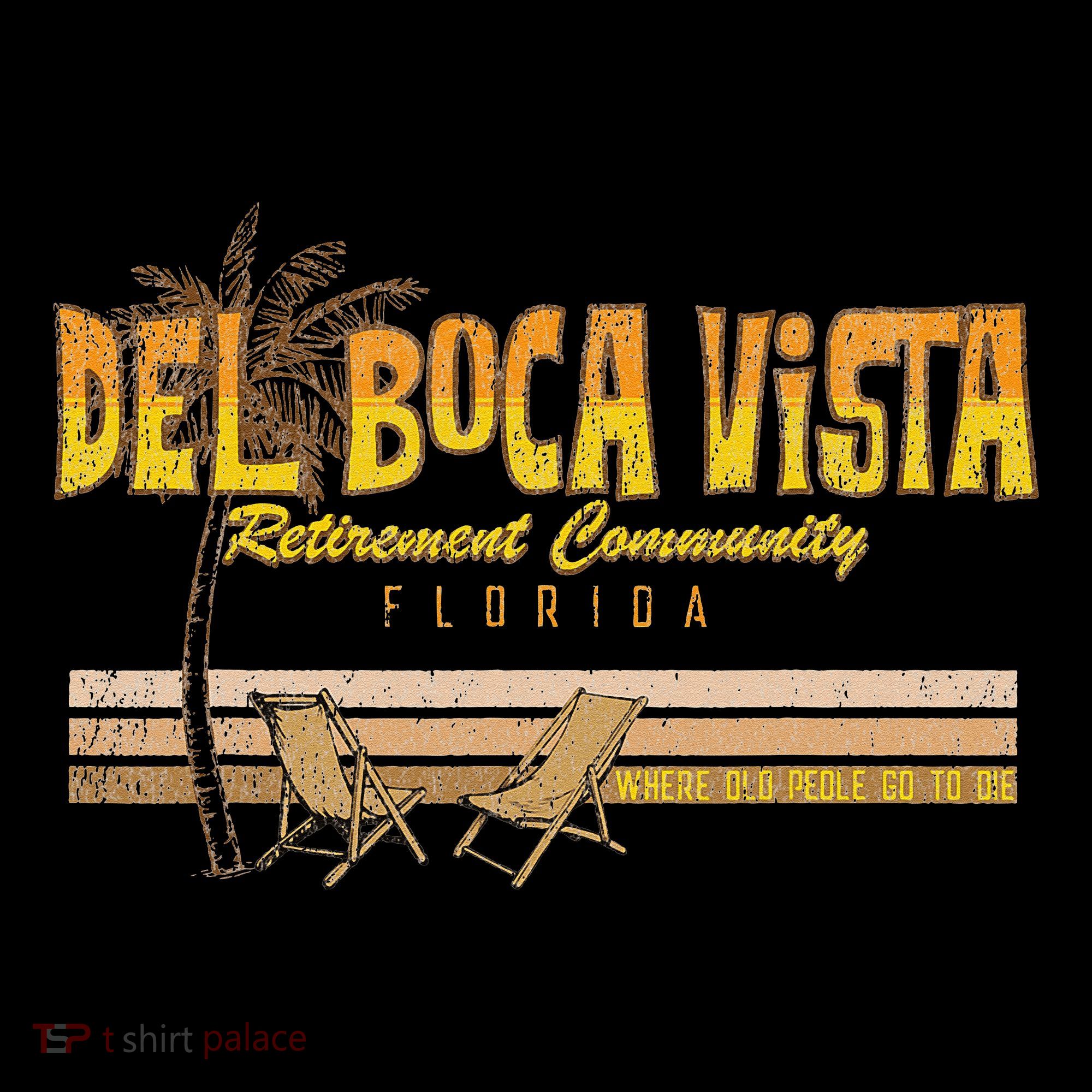 Del Boca Vista Retirement Florida Summer Women's Hoodie