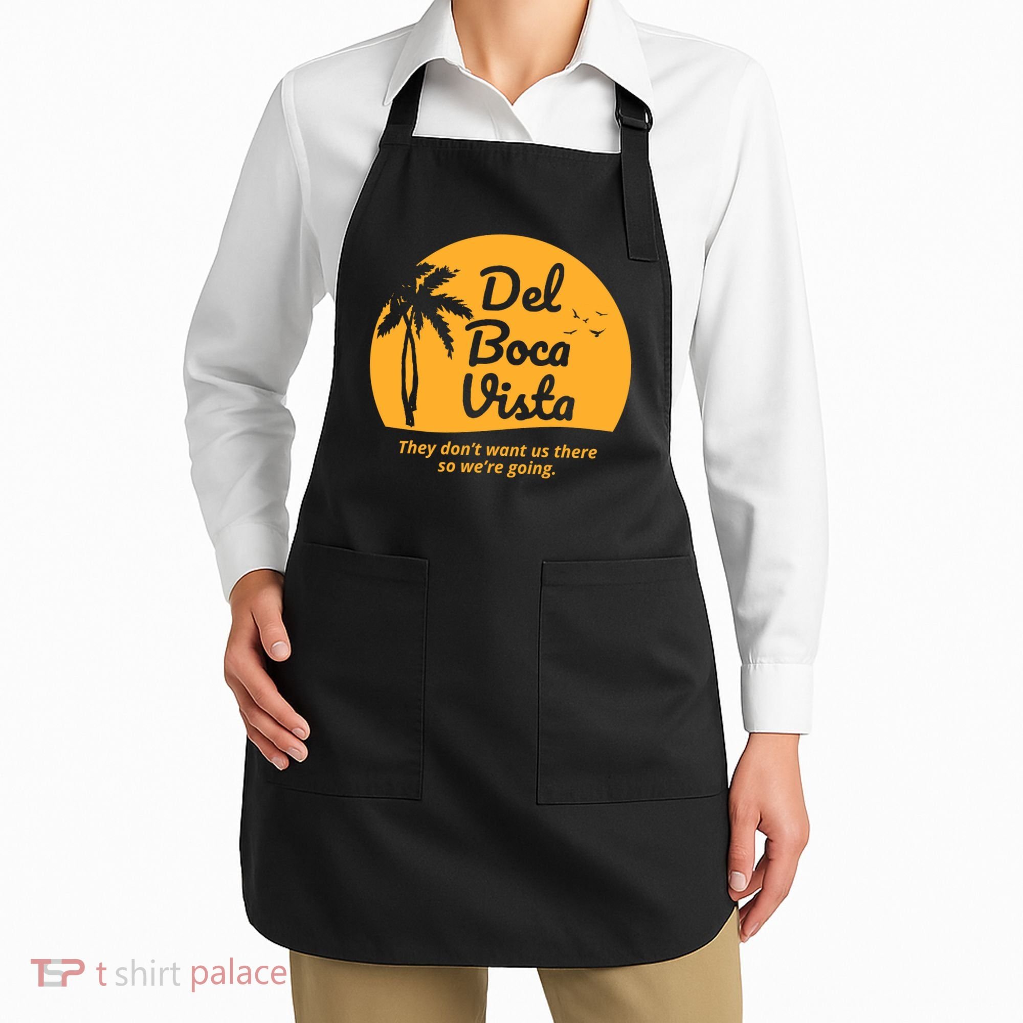 Del Boca Vista Retirement Community Funny Apron