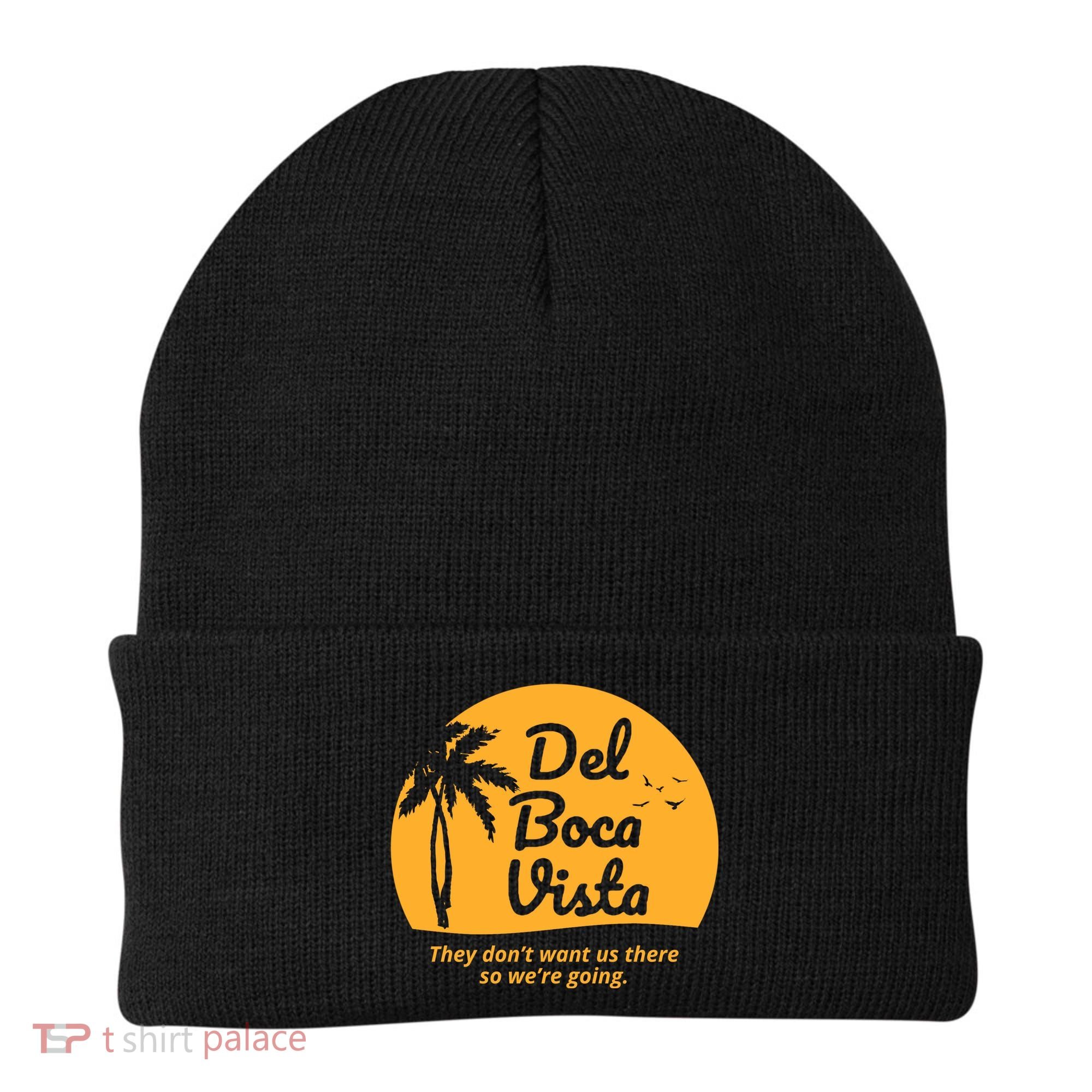Del Boca Vista Retirement Community Funny Beanie