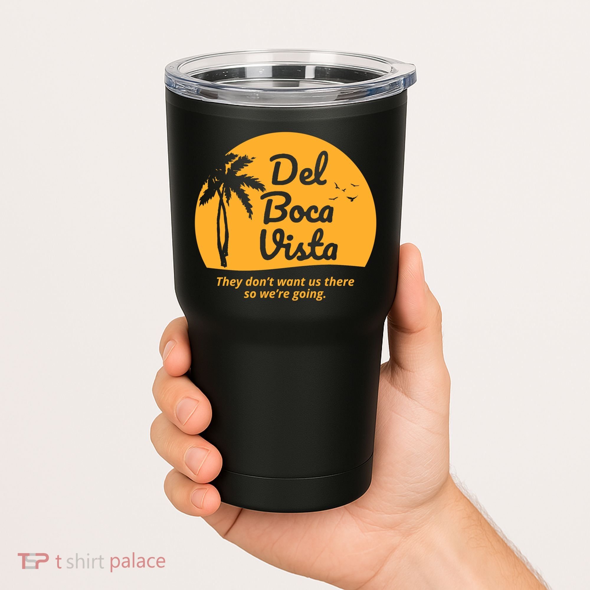 Del Boca Vista Retirement Community Funny Tumbler