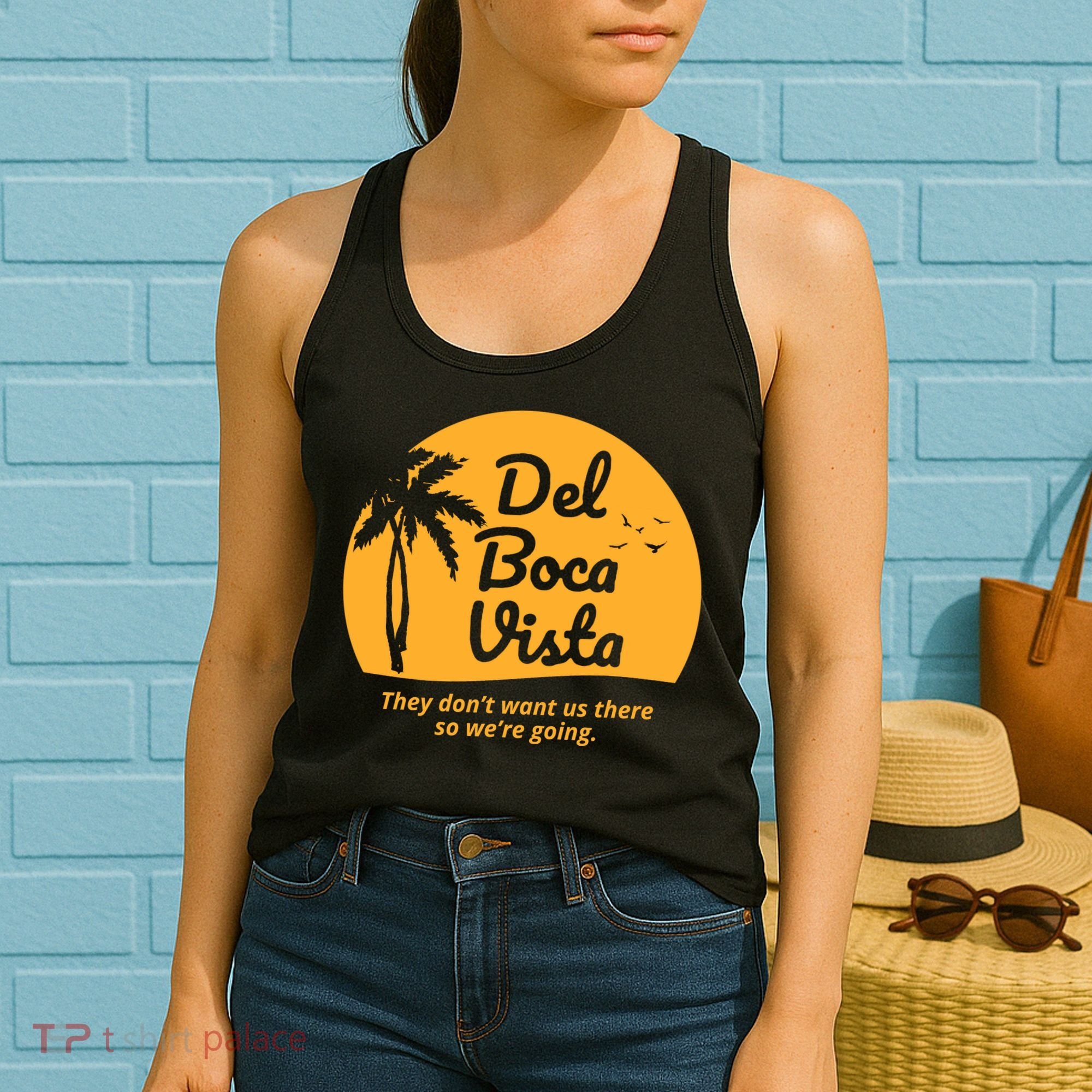 Del Boca Vista Retirement Community Funny Women's Tank Top