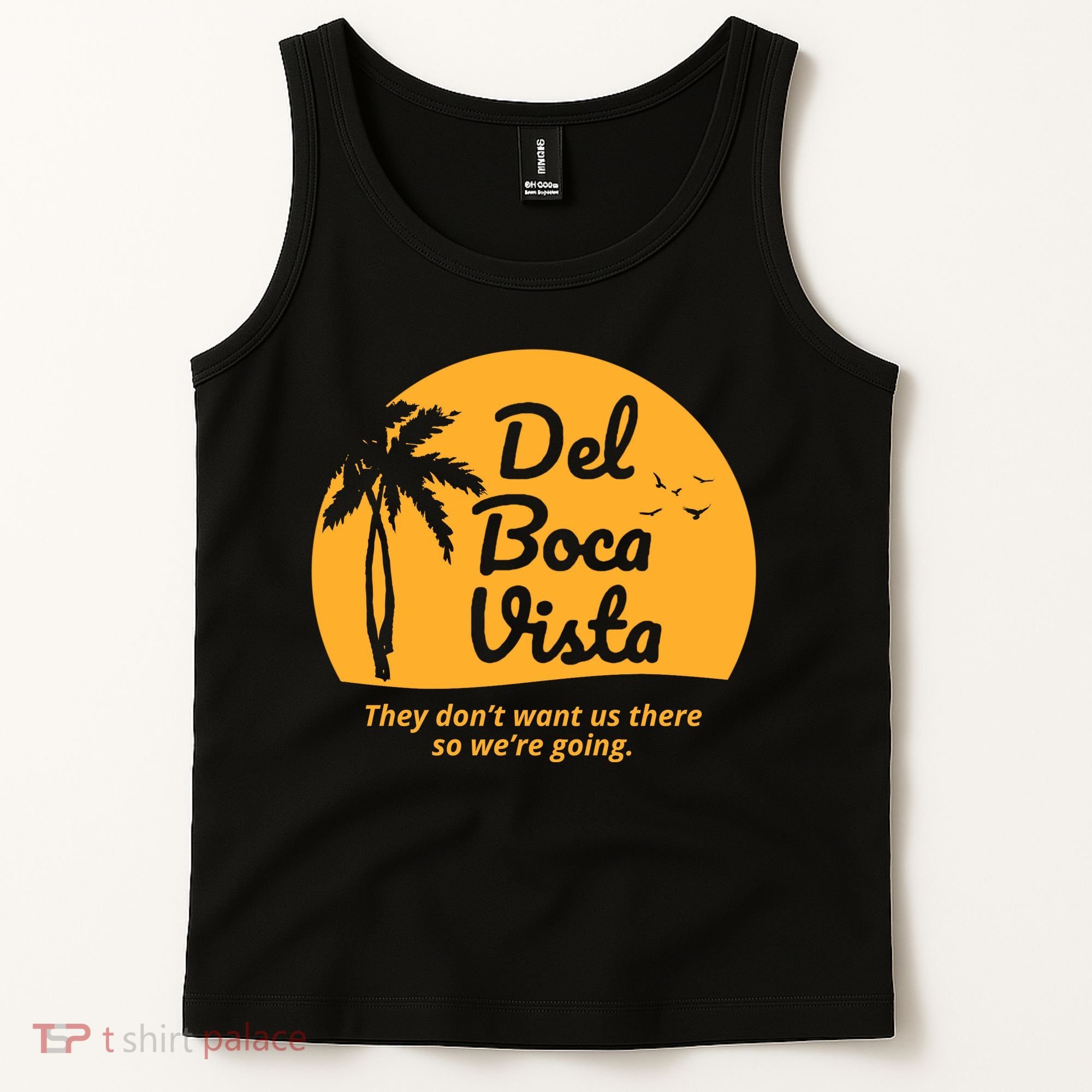 Del Boca Vista Retirement Community Funny Tank Top