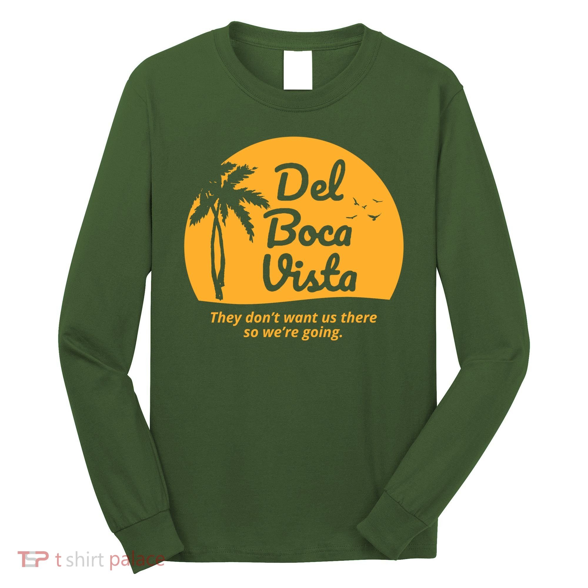 Del Boca Vista Retirement Community Funny Long Sleeve Shirt