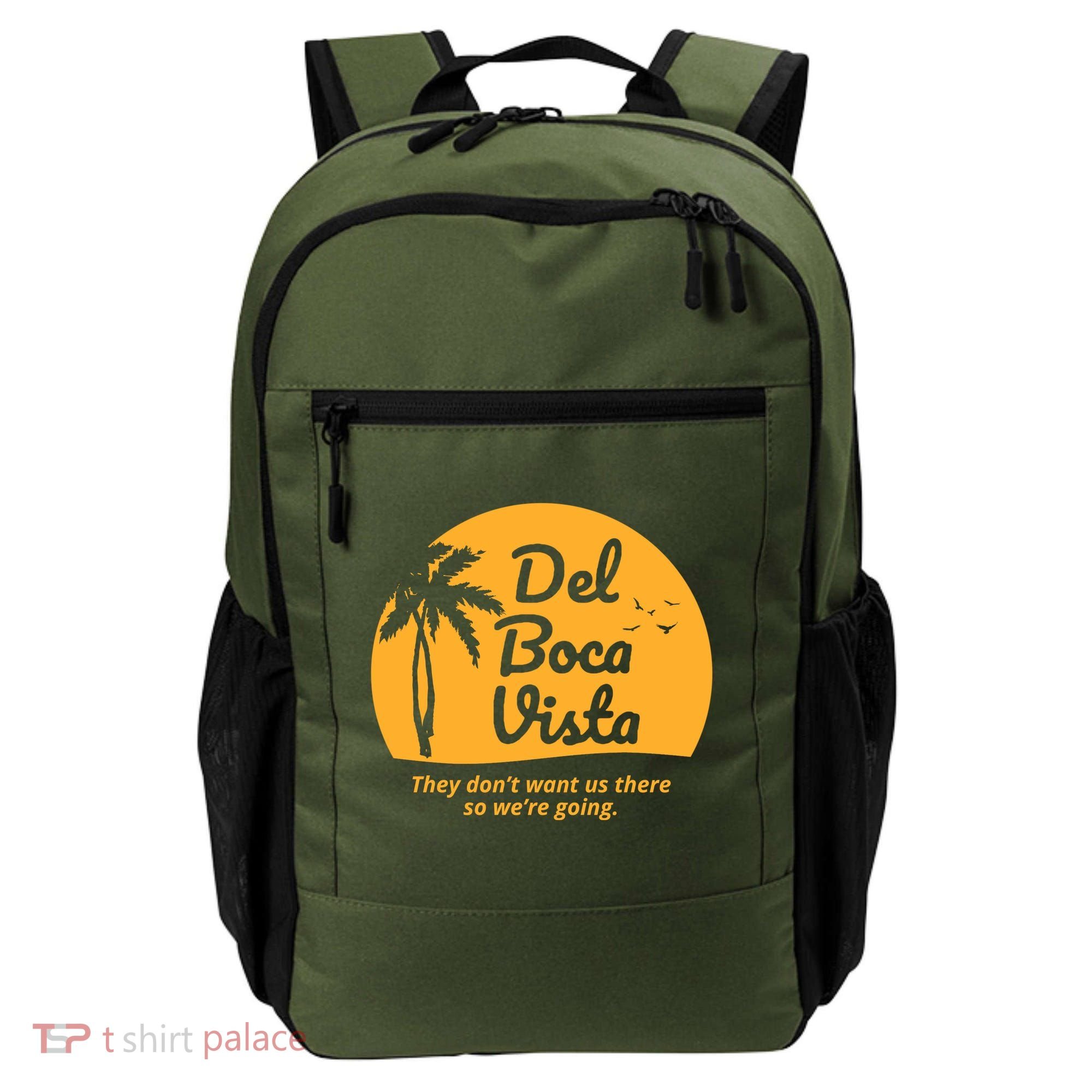 Del Boca Vista Retirement Community Funny Backpack