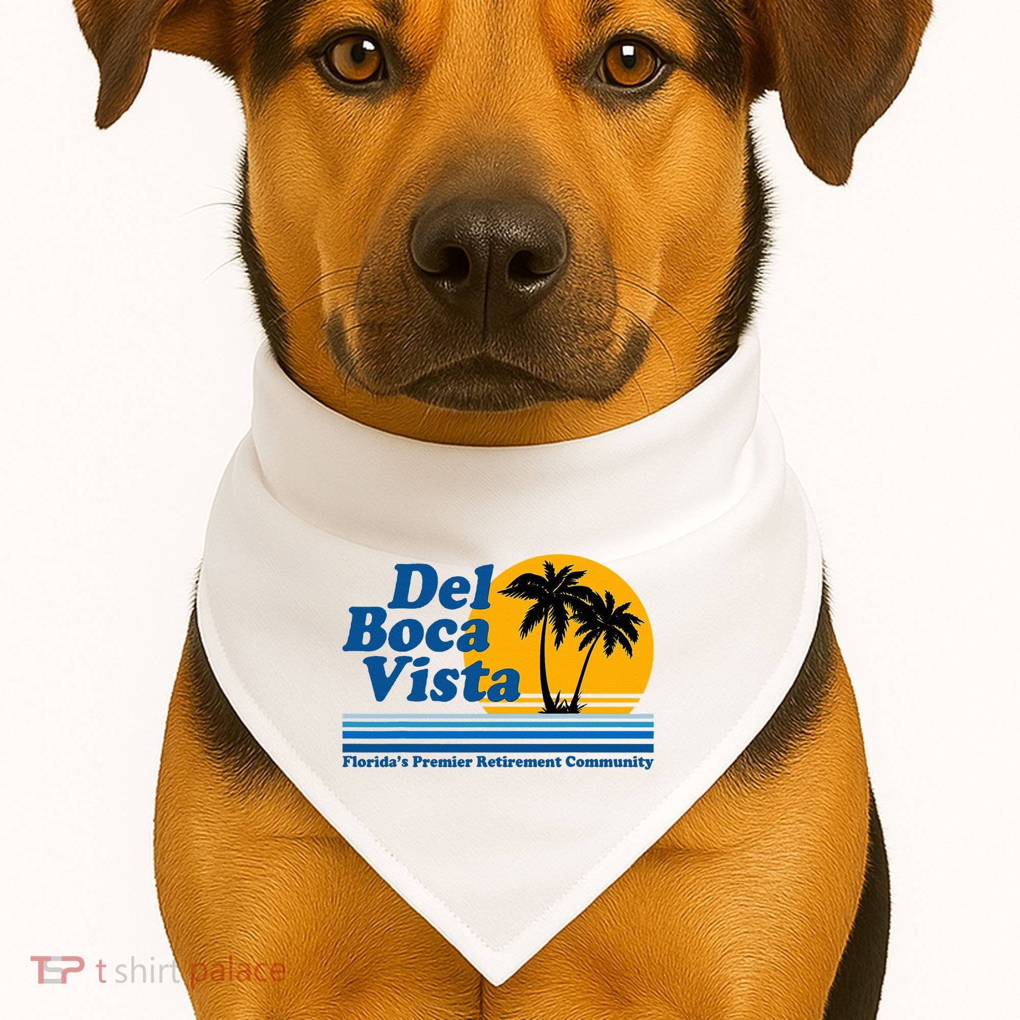 Del Boca Vista USA-Made Doggie Bandana