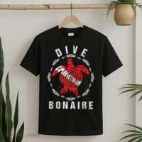 Dive Bonaire Vintage Tribal Turtle Gift T-Shirt thumb 2