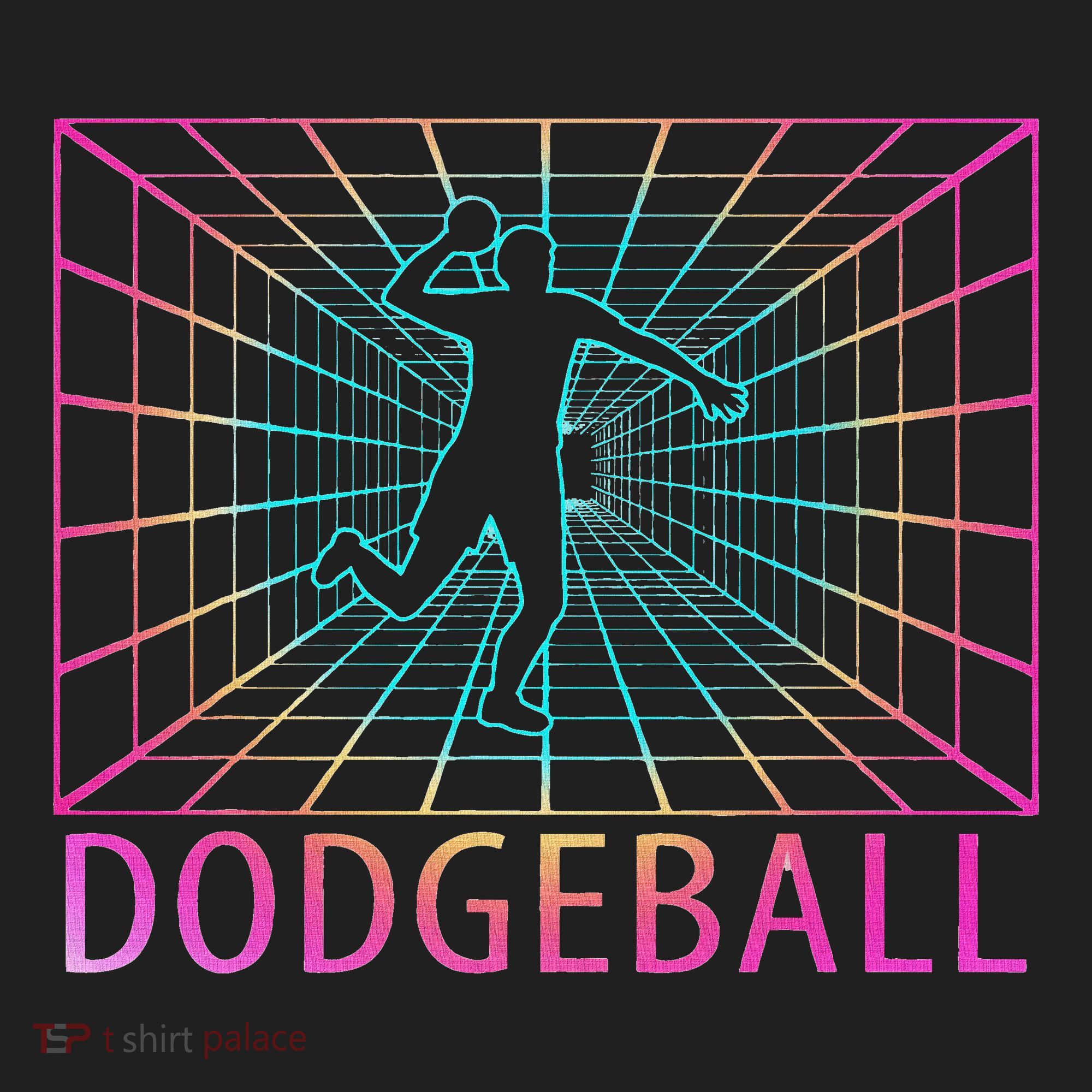 Dodgeball Black V Neck Short Sleeve Cotton Classic Fit Tumbler