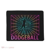 Dodgeball Black V Neck Short Sleeve Cotton Classic Fit Mousepad thumb 0